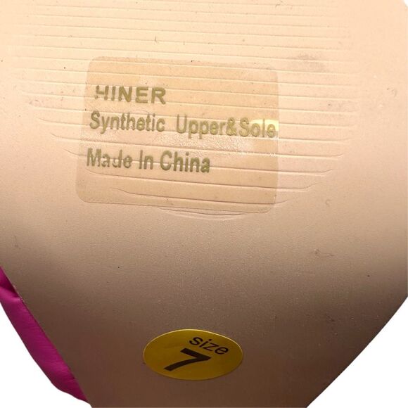 Lemon Drop by Privileged x Dolls Kill Hot Pink Hiner Platform Heels - Size 7 - Picture 8 of 8